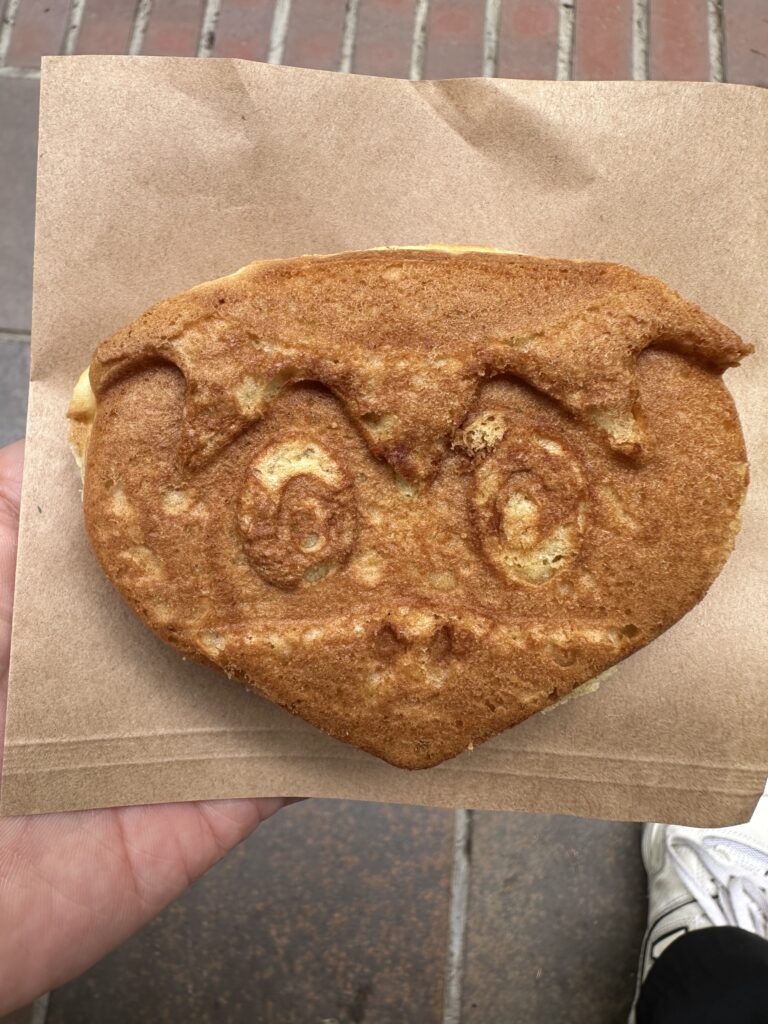 上高地で食べた河童焼き